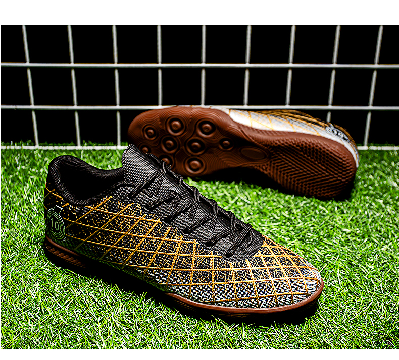Erkek Futbol Futbol Ayakkabıları Profesyonel Hafif Açık Hava Nefes Alabilir Kaymaz Futsal Kapalı Antrenman Ayakkabıları Unisex Çim_voghion.com
