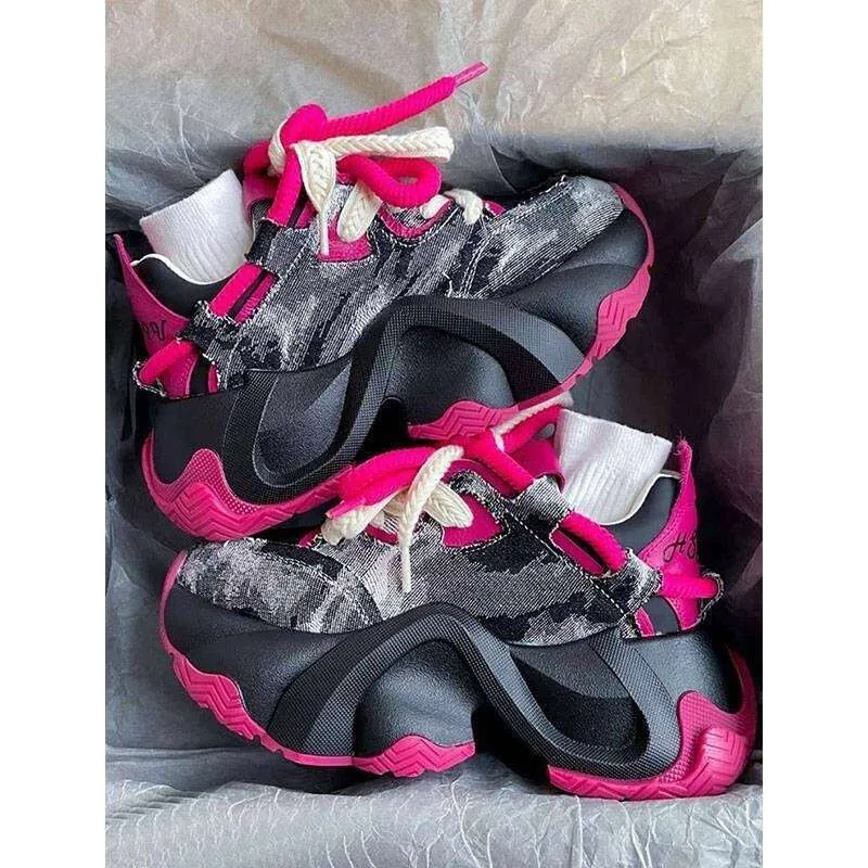 Frauen Casual Schuhe Dicke Sohle Erhöhen Atmungs Mode Freies Verschiffen Größe_voghion.com