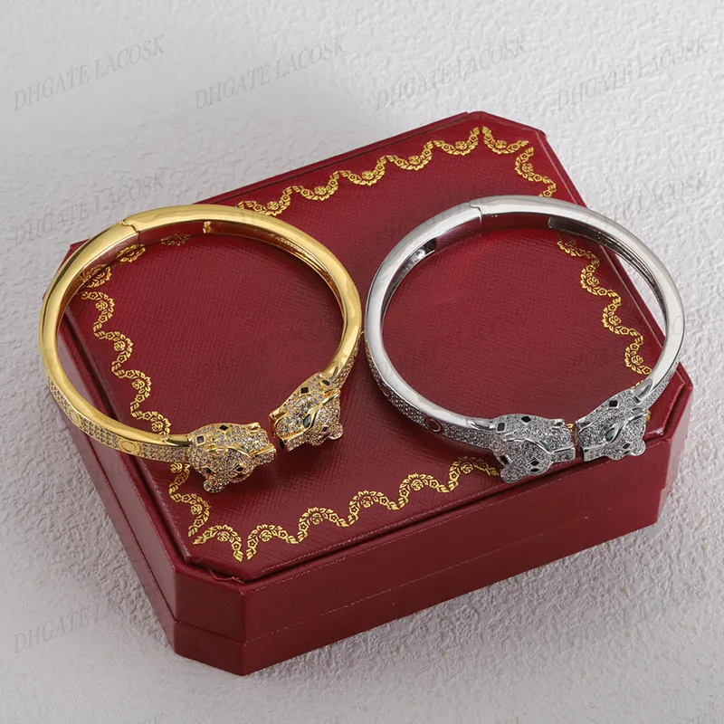 Bracelet Tête de Tigre Bracelet Femme Bracelet Diamant Designer Top Bijoux Dames Toute Situation Accessoires Classiques avec_voghion.com