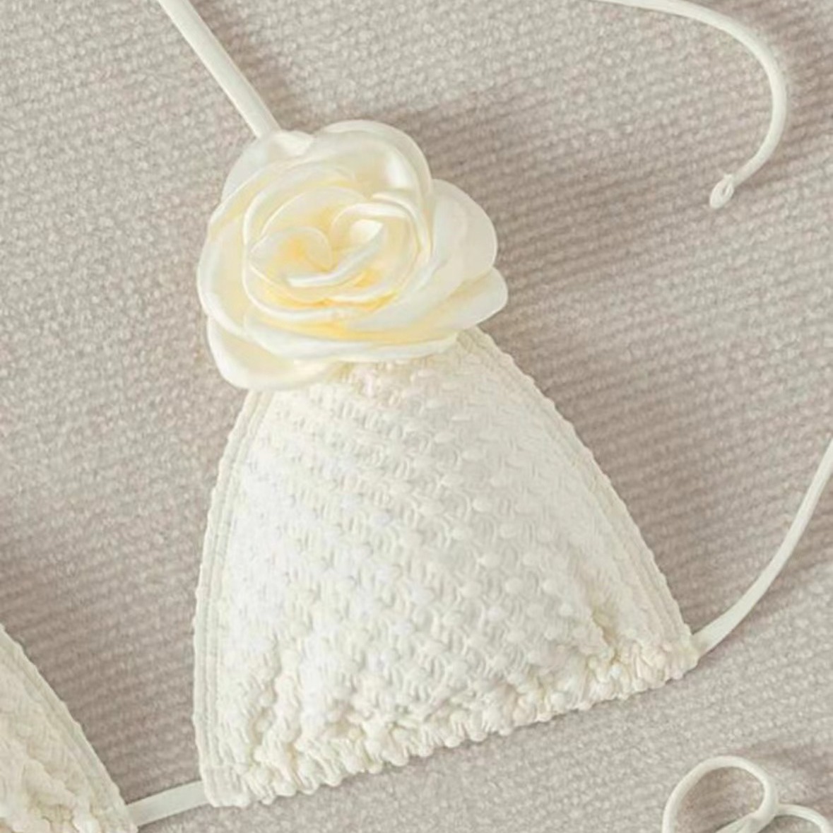 Nuevo bikini sexy para mujer, traje de baño dividido en rosa, traje de baño, bikini femenino_voghion.com