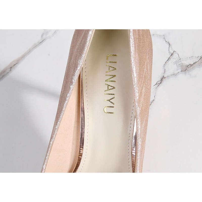 Stiletto Heel Pumps Pointed Toe Waterproof Platform Diamante_voghion.com