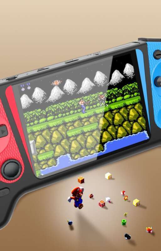 [Same Model Of Handheld Console, Old-fashioned Classic, Cheap, Two Person Charging, Advanced Game Console_voghion.com