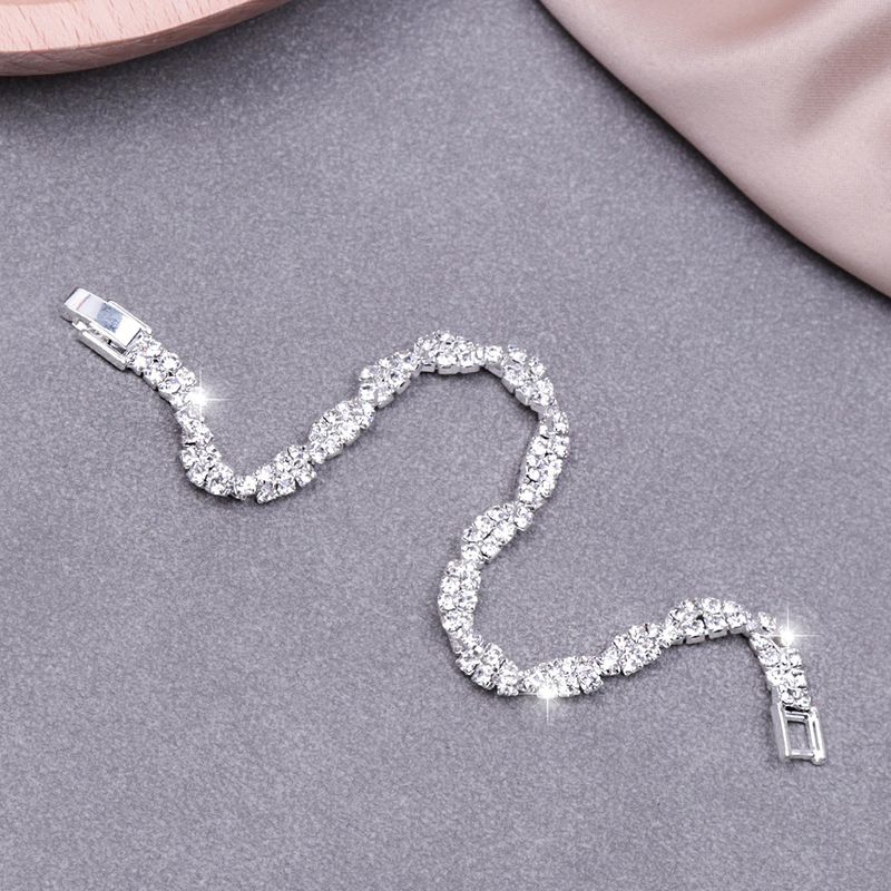 Un braccialetto elastico alla moda Rhie da sposa coreano europeo e americano_voghion.com
