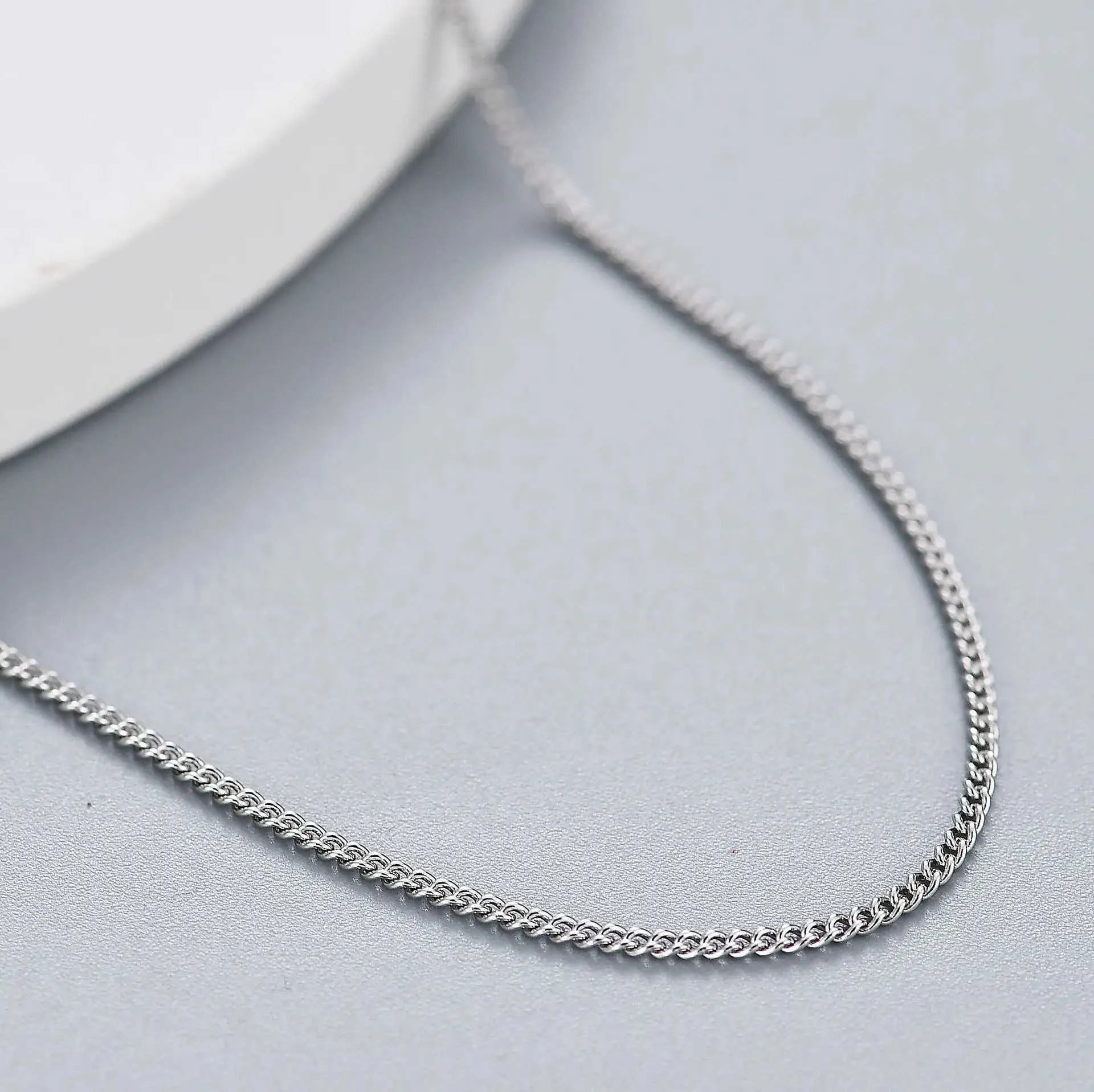 SC-6 Catena d'argento italiana, gioielli a forma di serpente, catene in argento intrecciate all'ingrosso all'ingrosso_voghion.com