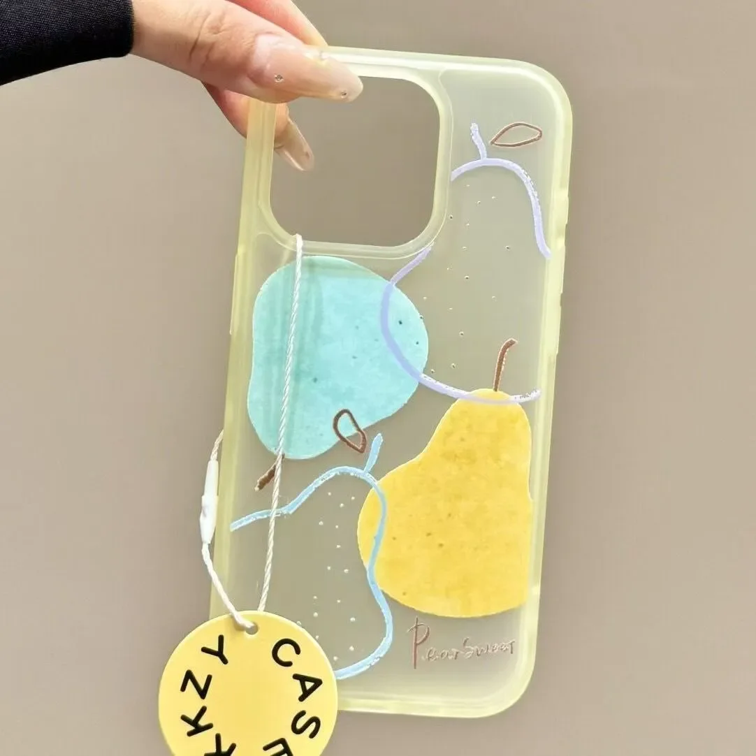 Creative Graffiti Fruit Phone Case For Iphone Models Y2k Style_voghion.com