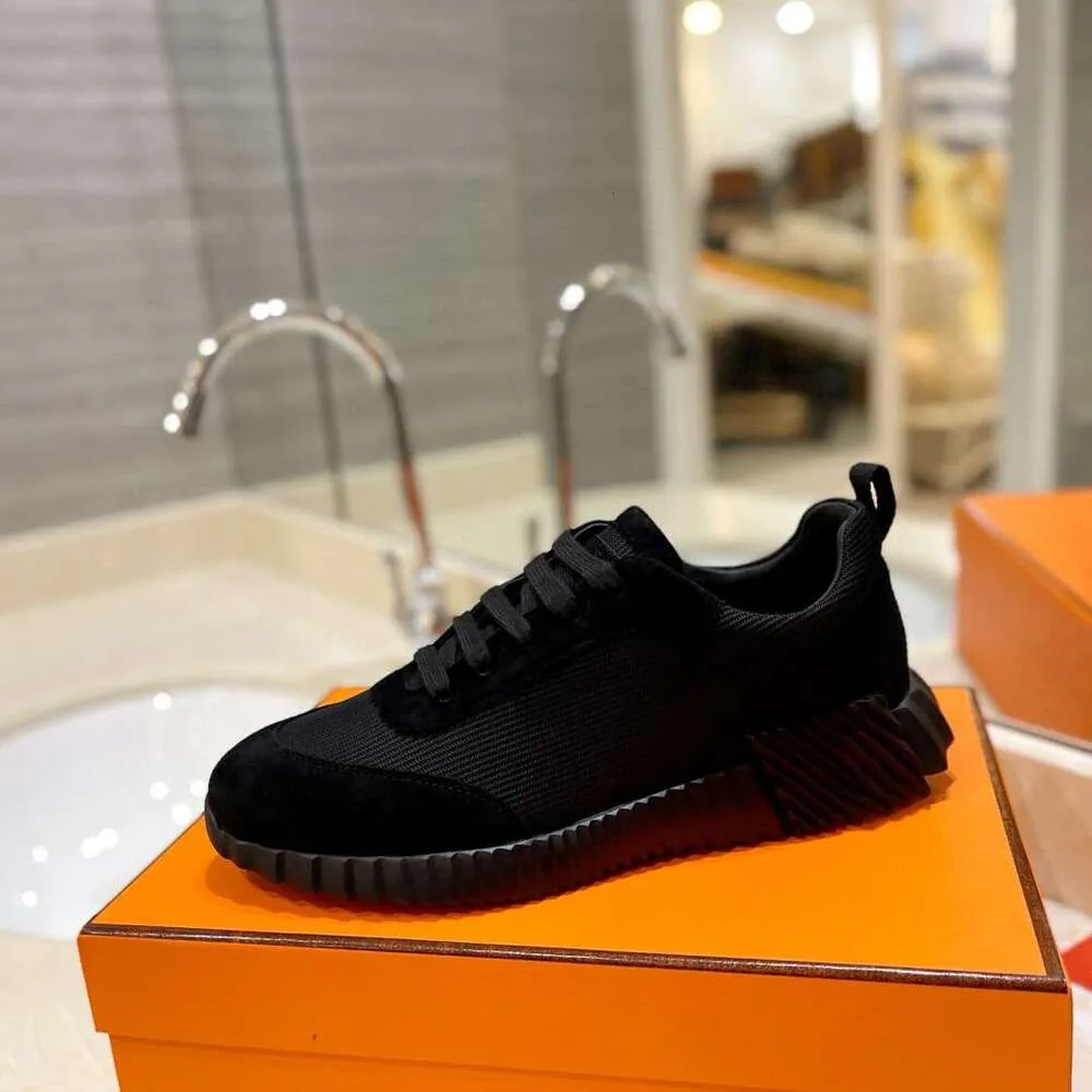 Scarpe da ginnastica da uomo, stile casual, in pelle e rete, con lacci, sportive, con suola in gomma, basse, stile street._voghion.com