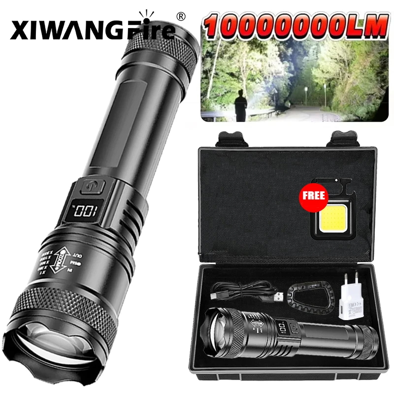 Ultra Bright Led Tactical Flashlight Rechargeable Long Range Torch_voghion.com