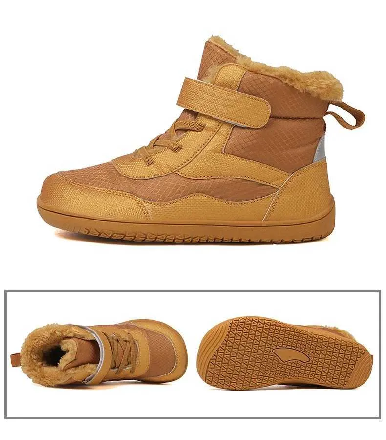 Athletic Outdoor Geeignet für kleine Kinder kleine große Baumwolle Kinder High Heels Jungen und Mädchen Zero Drop Schuhe_voghion.com