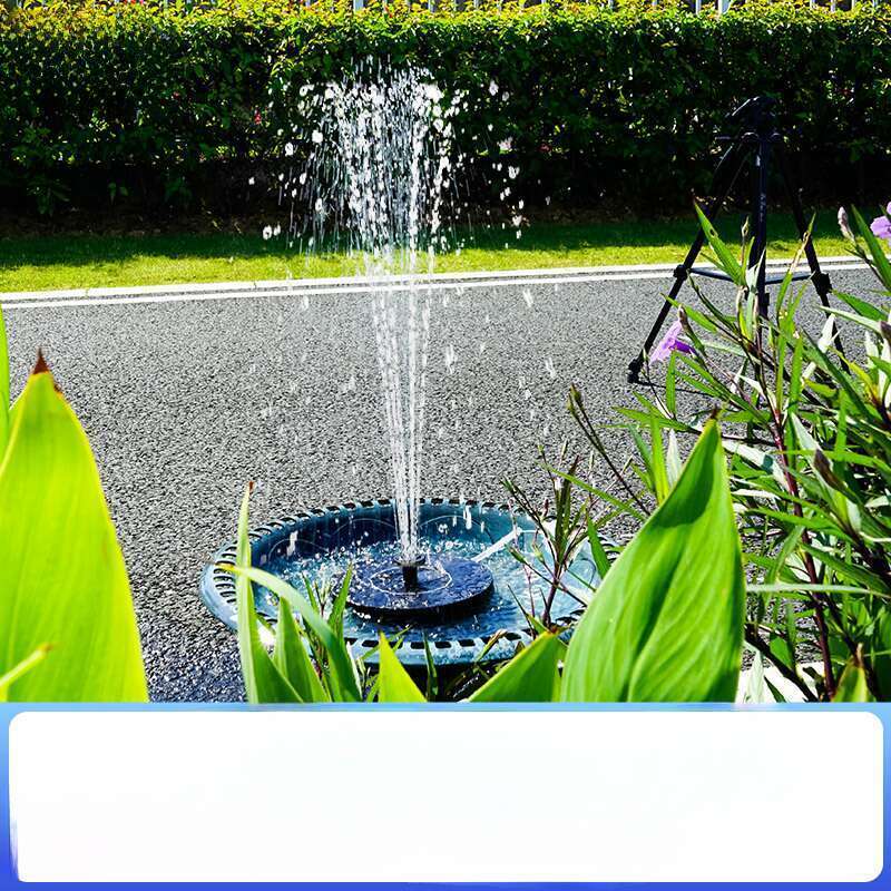 Fontana solare per piscina da giardino, cortile, decorazione per uccelli all'aperto_voghion.com