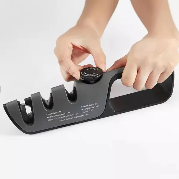 Messerschärfer 5 in 1, verstellbarer Winkel, Küchenschleifmaschine, professionelles Messer- und Scheren-Schärfwerkzeug für den Haushalt_voghion.com