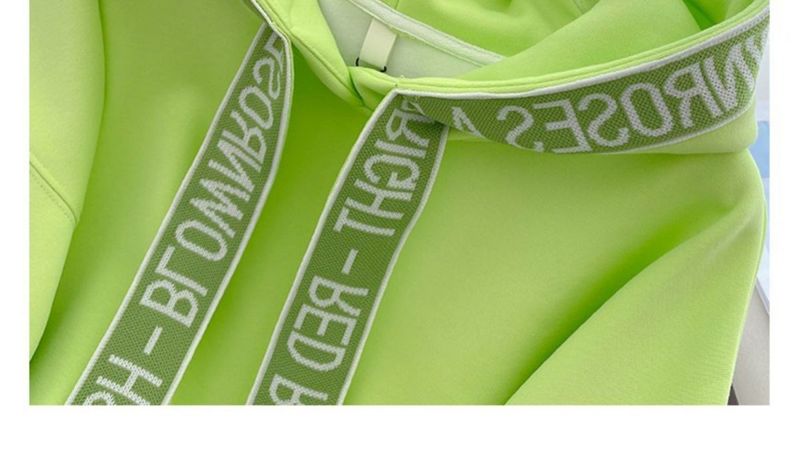 Damenbekleidung im Herbst Winter, plus veet verdickte, lockere und altersreduzierende Oberteile, Design, Fruchtgrün, vielseitig_voghion.com