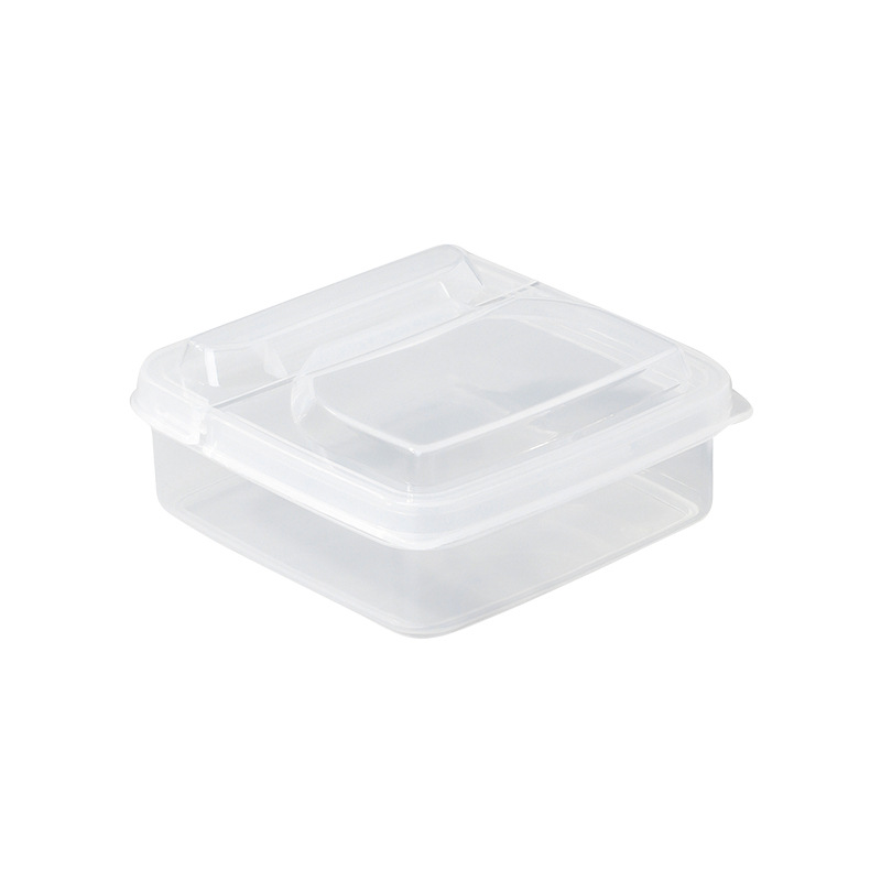2Pcs Cheese Slice Storage Box Refrigerator Special Onion Ginger Garlic Fruit Crisper Flip Butter Cubes Separately Packed Case_voghion.com