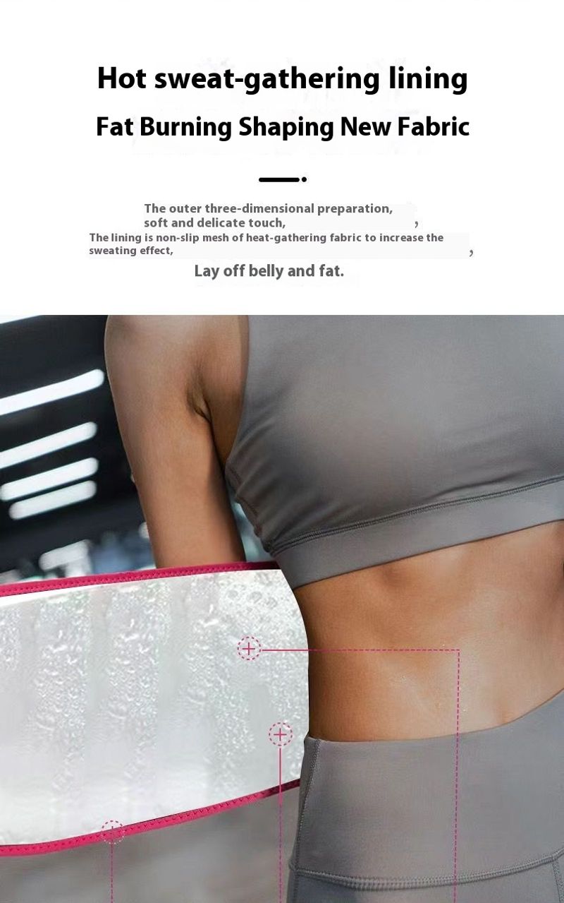 Sweating Run Fiess Breathable Abdominal Restraint Belt Deep Squat Women's Summer Tight Stoh and Lumbar Waist_voghion.com
