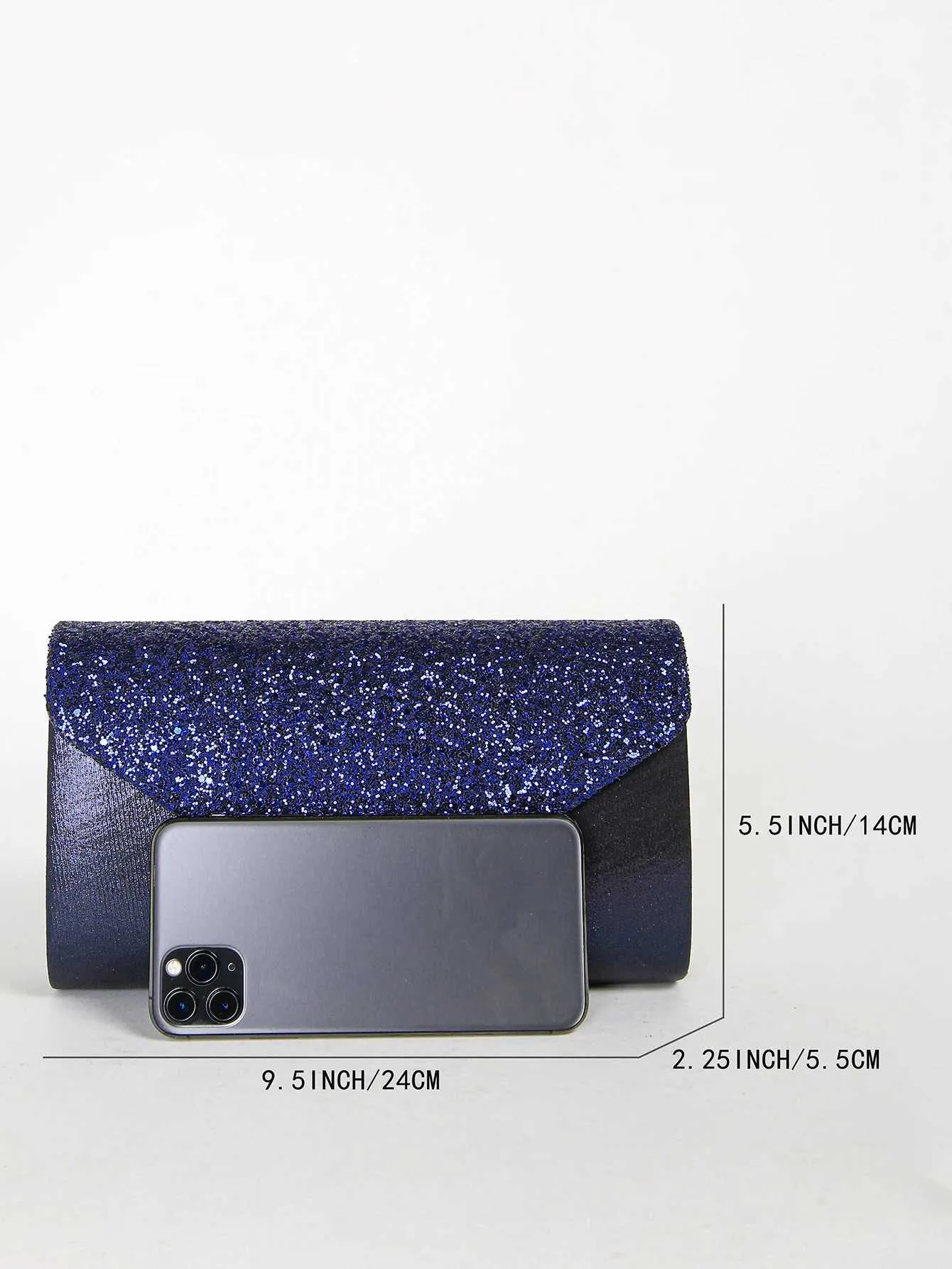 Womens evening envelope handbag promotion sequin clutch wallet shoulder chain cross body bag Y241019_voghion.com