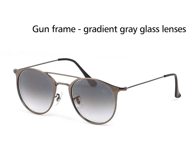 Hurtownia-Marka projekt Okrągłe okulary przeciwsłoneczne damskie męskie Metalowa oprawka Szklane soczewki Retro Vintage Sportowe okulary przeciwsłoneczne Gogle z_voghion.com