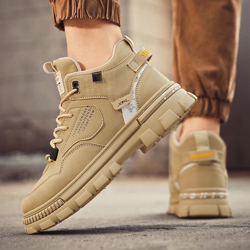 New Autumn Winter High Top Labor Protection Outdoor Tooling Martin Men’s Shoes