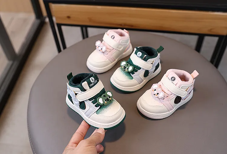 Scarpe per bambini, carine, da cartone animato, casual, adorabili, con suola morbida, per neonati, invernali, alla moda, antiscivolo, taglie 16 -_voghion.com