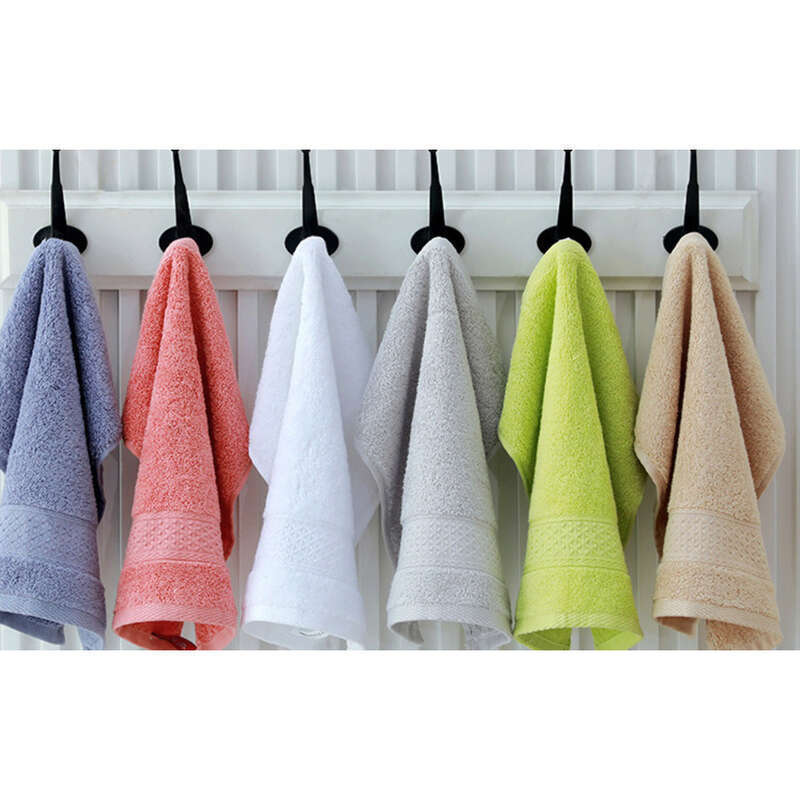20 Solid Square Towels, Solid Color Cotton Thickened Small Towel Embroidered Corporate Gift Set_voghion.com