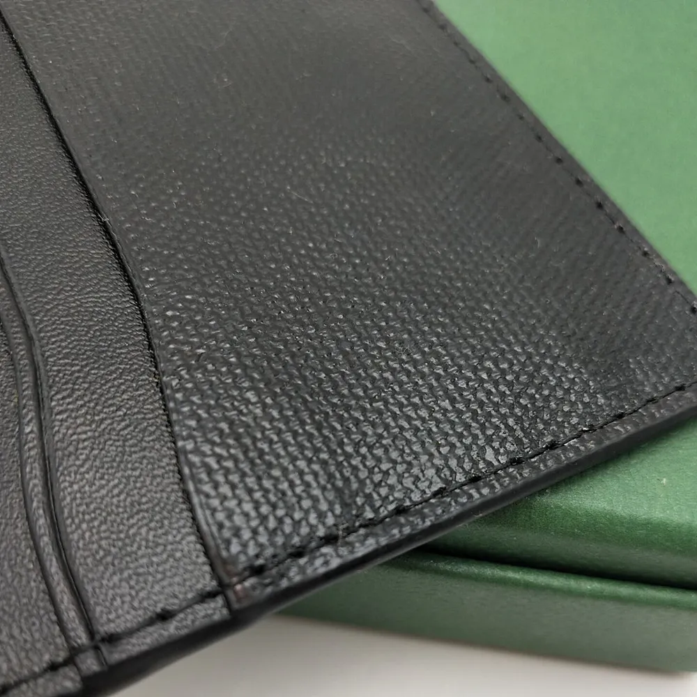 Portafoglio di alta qualità per uomo e donna, porta carte di credito, classico, mini, sottile, in tela rivestita, con scatola_voghion.com