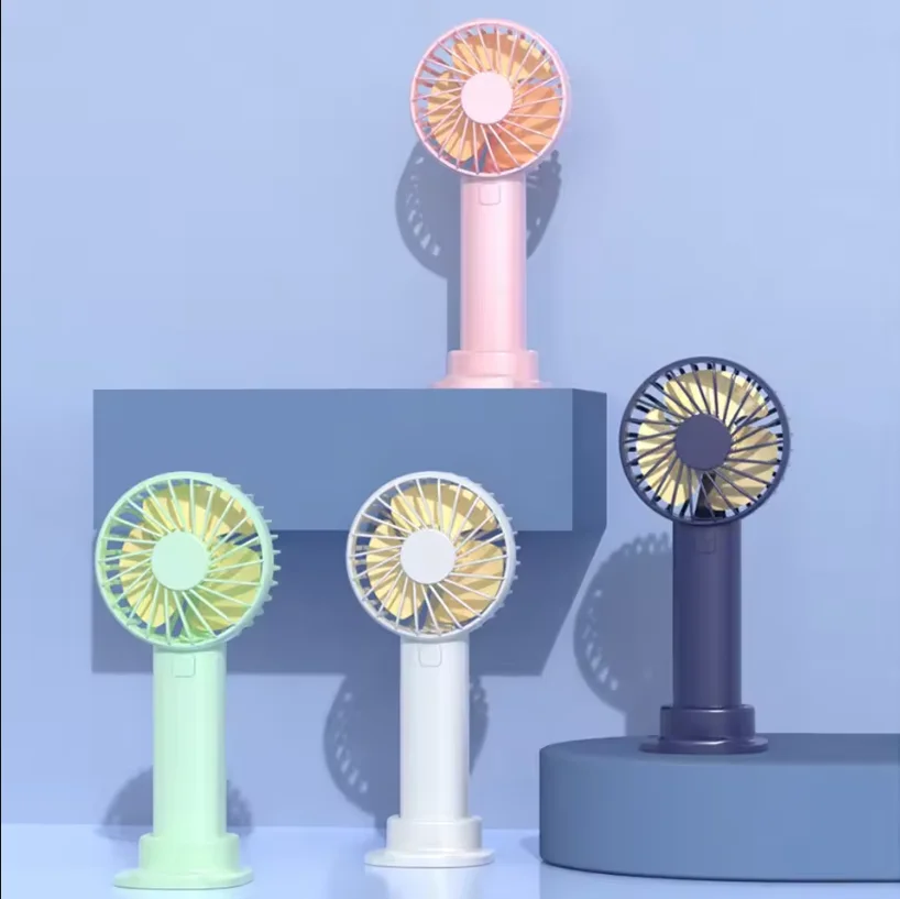 Handheld Akku Ventilator Mit Standfuß Und Handyhalterung Leise_voghion.com
