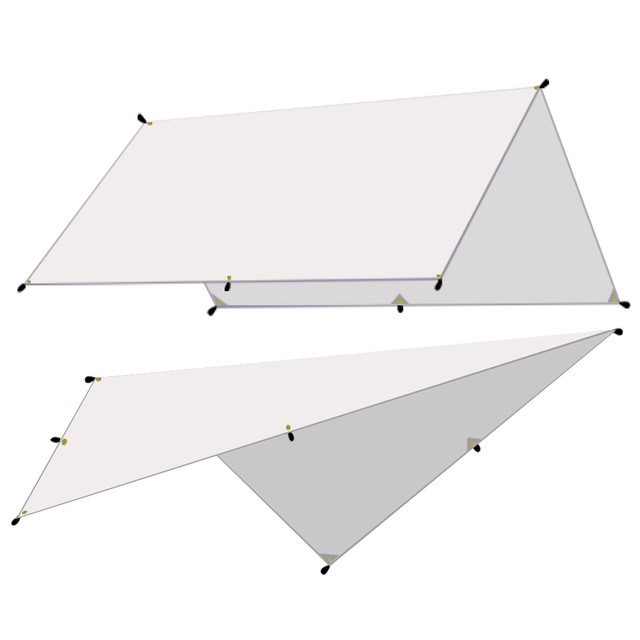 5x3m 4x3m 3x3m Markise Wasserdichte Plane Zelt Schatten Ultraleicht Garten Baldachin Sonnenschirm außen Camping Tourist Strand Sonnenschutz_voghion.com