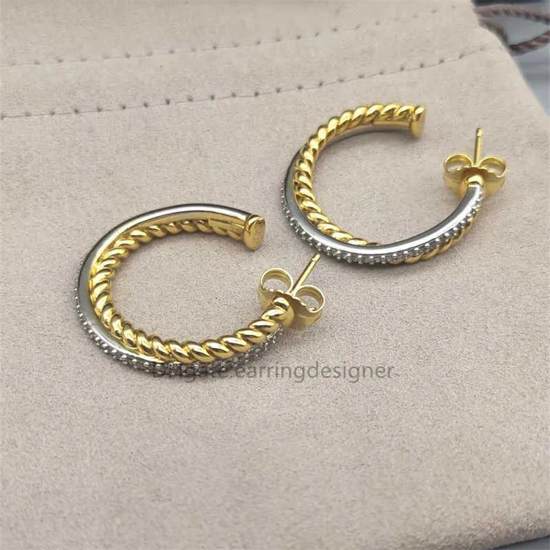 Draht ohrringe versand designer kostenloser schmuck bijoux frau mode ohrring Twisted Hsc Gold Haken Schnalle Ohrringe in_voghion.com