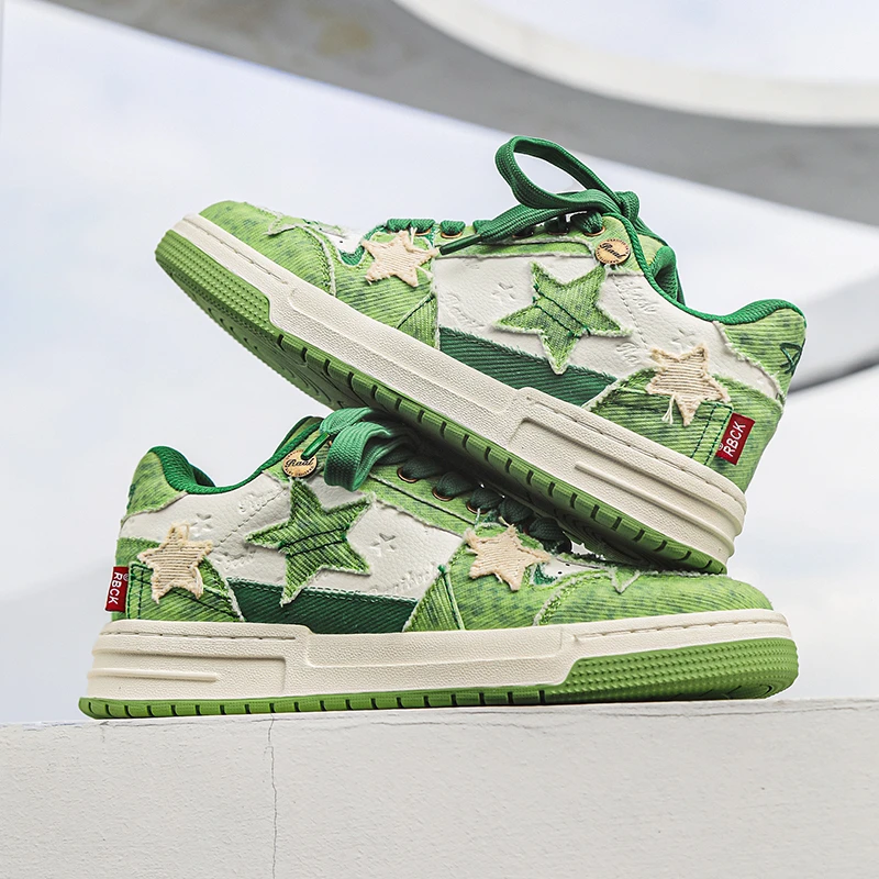 Modische Basketball-Sneakers: bequeme Casual-Sportschuhe mit weichen Sohlen_voghion.com