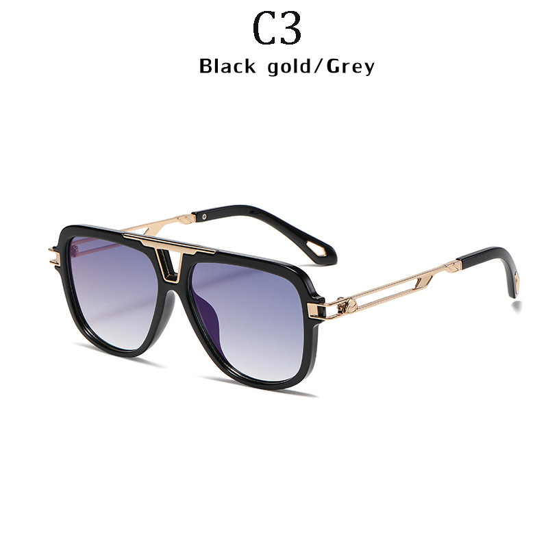 NEW Brand Design Fashion Style Square Metal Small Frame Rimless Sunglasses Men Sun Glasses Oculos UV400_voghion.com