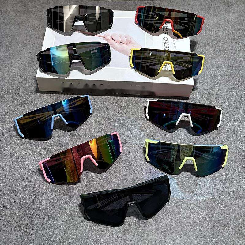 Gafas de sol para niños, para ciclismo al aire libre, resistentes al viento, con montura grande, anti-UV, modernas para niños y niñas._voghion.com