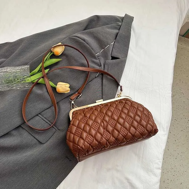 Borsa da sera in pelle PU da donna, borsa a tracolla, marchio di design, da donna, con tracolla, di alta qualità, SacC241211_voghion.com