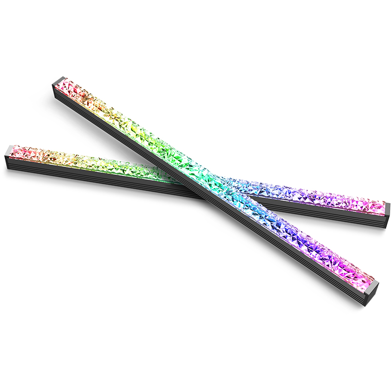 Gaming computertaske 5V ARGB Sync LED Strip Diamanteffekt Magnetisk AURA RGB Chassis Dekorativ lysstang_voghion.com