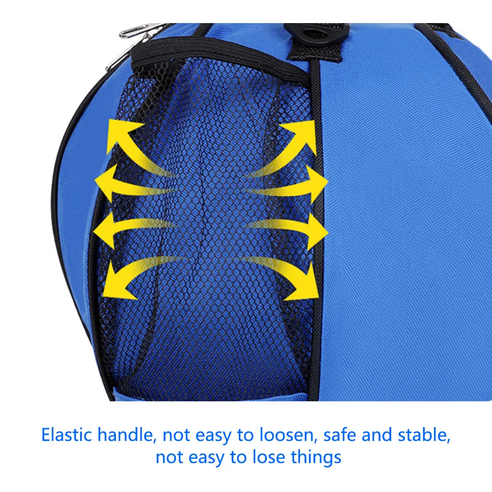 Outdoor Sports Shoulder Soccer Bags Training Equipment Storage Mesh Side Two-way Open Ball Bag Volleyball Basketball_voghion.com