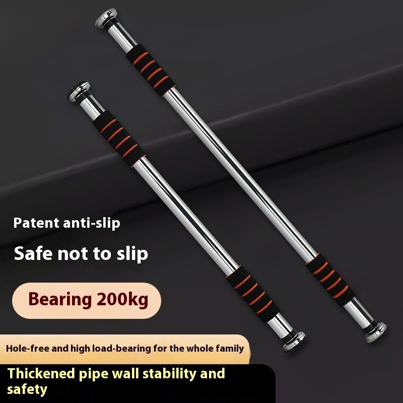Horizontal indoor door frame slip and anti falg pull up upward household horizontal bar non punching sports fiess_voghion.com