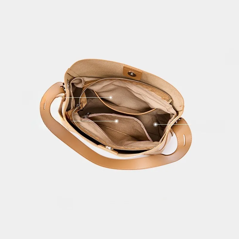 Abendtaschen 2024 Klassische Split Leder Schulter Crossbody Tasche Frauen Große Kapazität Büro Handtasche Mode Dame_voghion.com