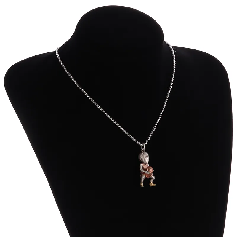 Anhänger Halsketten Blut Mode Q Version Basketball Animation Cartoon Halskette Männer Jungen Zubehör Geschenk Großhandel_voghion.com