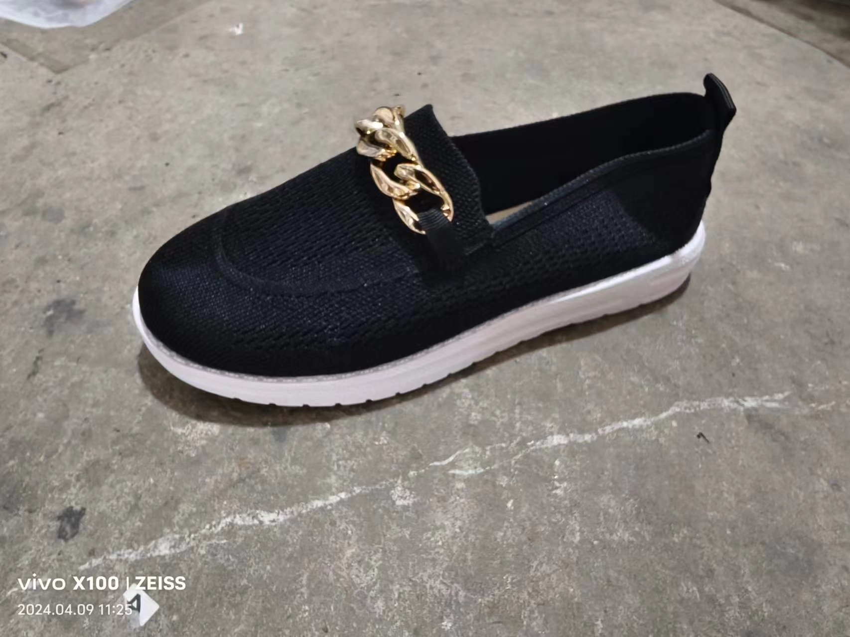 Thick Fly Woven Soft Sole Single Shoe Women With One Foot Pedal Knitted Breathable Lefu For Women's Board Shoes_voghion.com