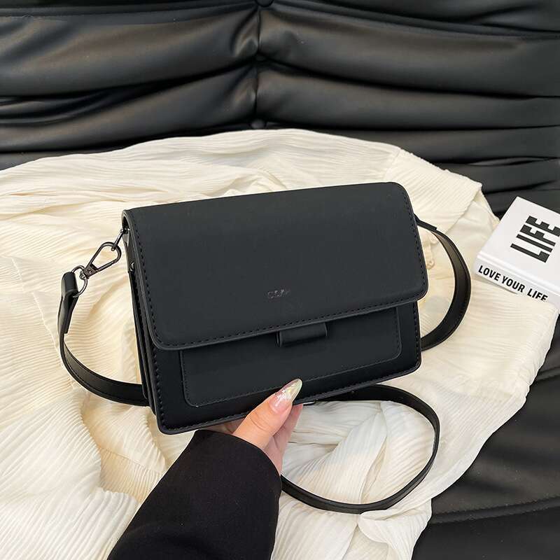 Frosted Fabric Women's Small Square Cell Phone Bag_voghion.com