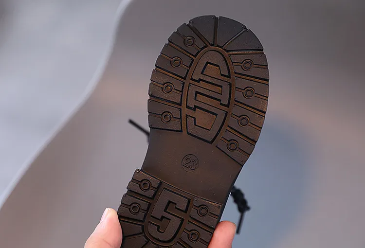 Toddler Kids Girls Boys Wer Print Boots Baby Soft Bottom Boot Children Littlesprouts Autumn Winter Fashion Shoes 1-6_voghion.com