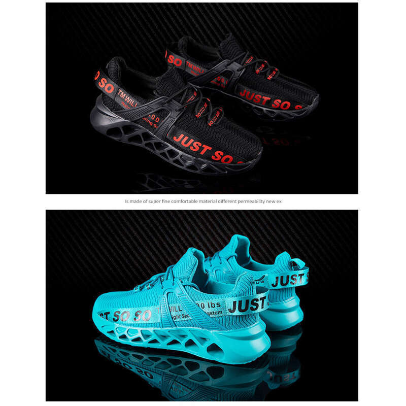 Männer Neue Paar Sport Atmungsaktive Fliegen Weben Casual Große Klinge Laufschuhe Männer_voghion.com