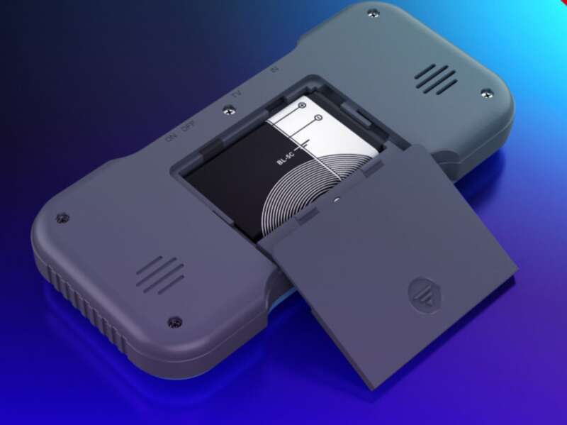 Handheld-Konsole, Nostalgische Mini 500-Spiele, Einzel- und Doppelspieler-TV-Spielekonsole für Kinder_voghion.com