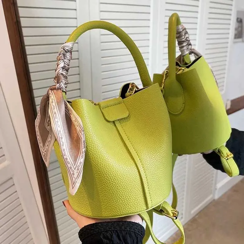Axelremsväska för moderiktig handhållen hinkväska för kvinnor, designerväskor, handväskor och väskor, bolsos de mujerC241212_voghion.com