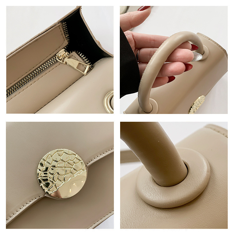 Women's Tide 2024 Fashion Style Simple Solid Color Handbag Spring Multi color Fashionable Handheld Crossbody Bag_voghion.com