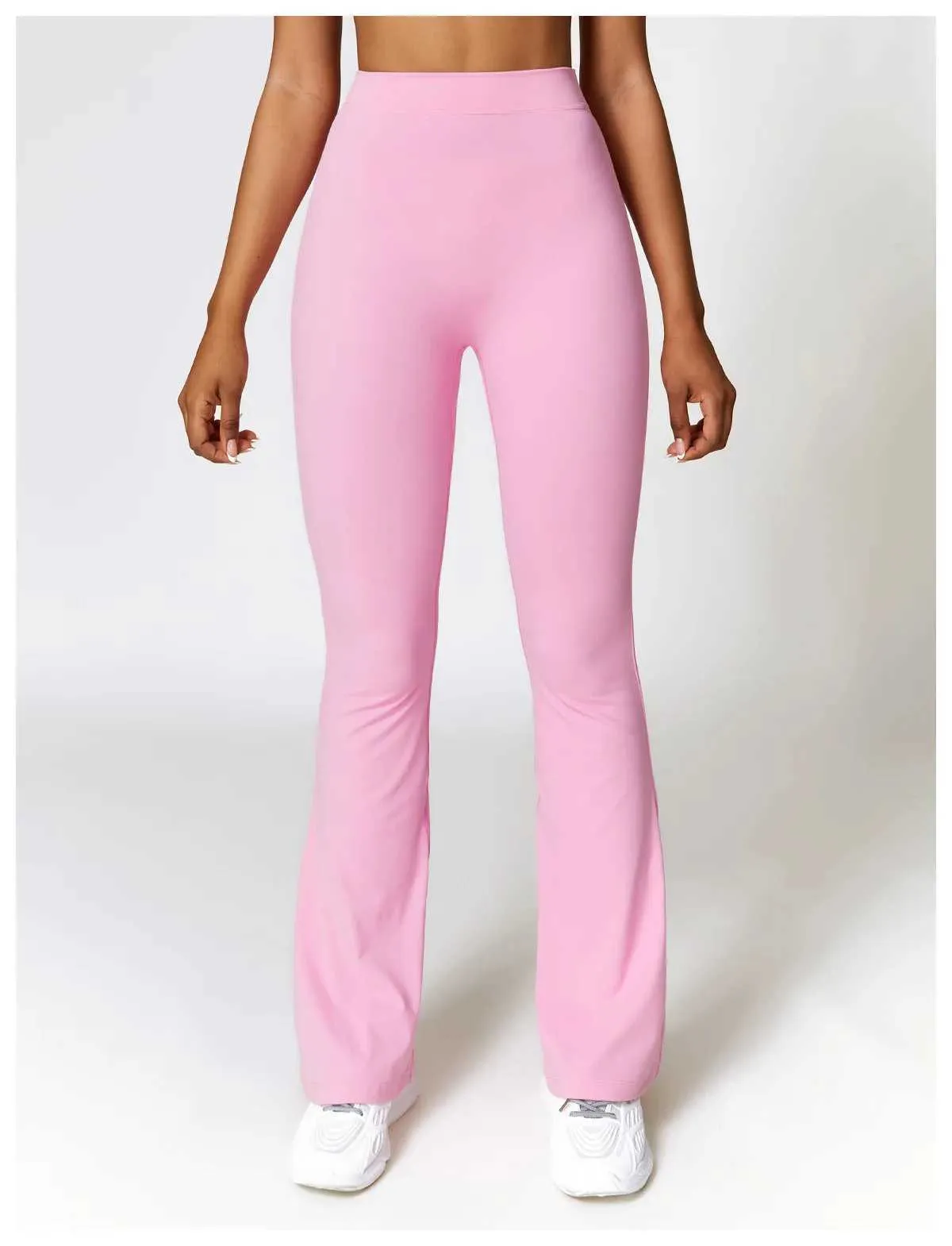 New Yoga Flare Leggings High Waist Wide Leg Pants Women Gym Fiess Sports Flared Pant Dance Trousers V-shaped Hip M llolg_voghion.com