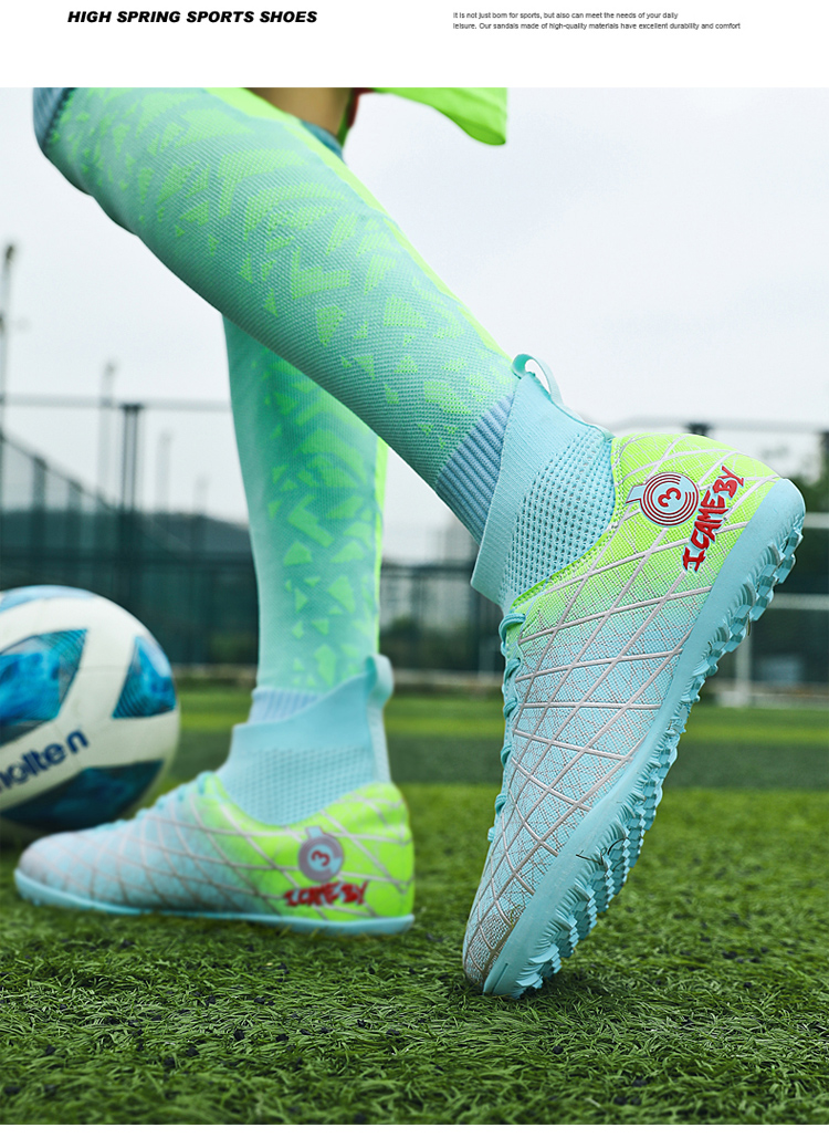 Professional Unisex Soccer Shoes Men Women Football Boots Training Sport Footwear Match Sneakers Non-slip Drop Shipping_voghion.com