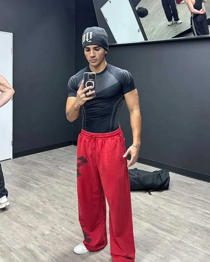 T-shirt de compression à manches courtes pour homme, séchage rapide, pour vélo, course à pied, entraînement, vêtements de sport, W250317_voghion.com