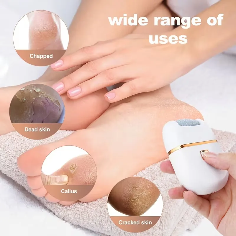 Râpe pieds électrique rechargeable anti callosités_voghion.com