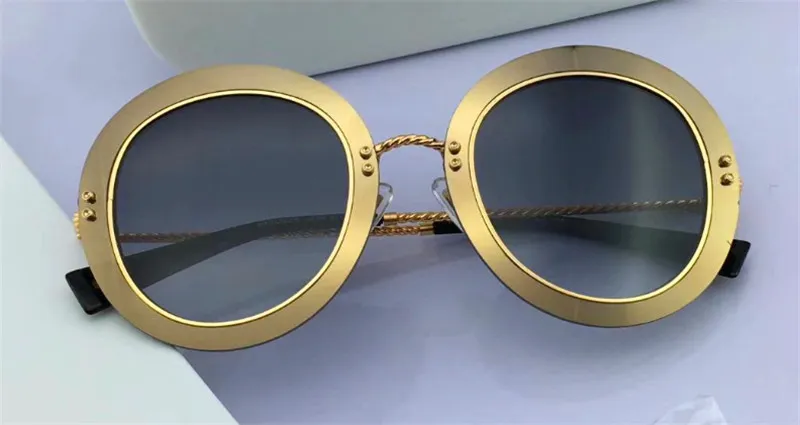 Designer Sunglasses Retro Round Frame For Men Uv400 Protection_voghion.com