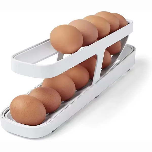Kühlschrank-Eierspender, Küchenorganizer, Aufbewahrungsregal_voghion.com