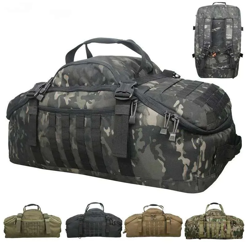 40L 60L 80L Large Duffle Tactical Backpack Outdoor Camping Bags Molle Men Backpac Travel Bag For Hiking