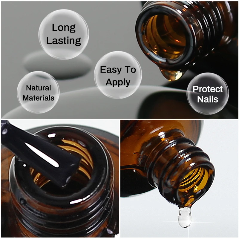 Parkson 15 ml greitai džiūstantis gruntas be rūgščių UV gelio pagrindo gruntas Nereikia UV LED lempos mirkyti gelinis nagų lakas nagų dailės dizainui_voghion.com
